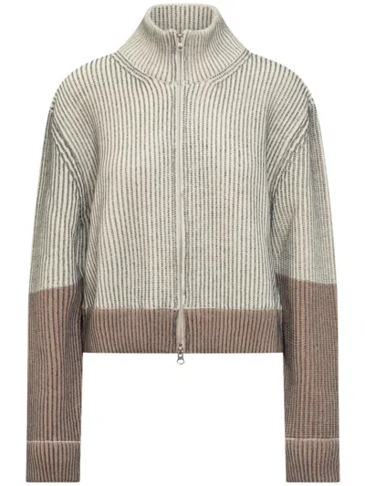 MM6 MAISON MARGIELA TWO-TONE CARDIGAN
