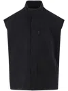 Mm6 Maison Margiela Two-tone Gilet In Blue