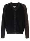 Mm6 Maison Margiela Colorblock Cardigan Color Block