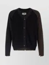 Mm6 Maison Margiela Colorblock Cardigan Color Block In Multi