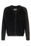 Mm6 Maison Margiela Colorblock Cardigan Color Block In Multi