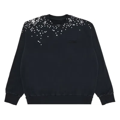 Pre-owned Mm6 Maison Margiela Unbrushed Sweatshirt 'washed Black' | Men's Size M