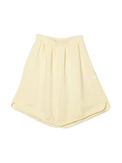 Mm6 Maison Margiela Unisex Cotton Mini Shorts In Neutral