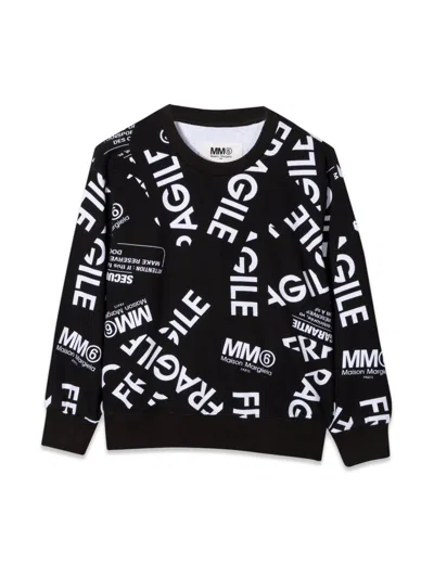 Mm6 Maison Margiela Unisex Kids Mini Sweatshirt In Black