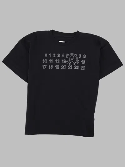 Mm6 Maison Margiela Unisex Kids T-shirt In Black