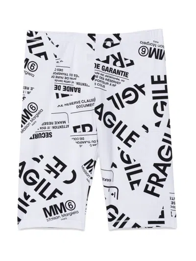 Mm6 Maison Margiela Unisex Mini Crew Socks In White