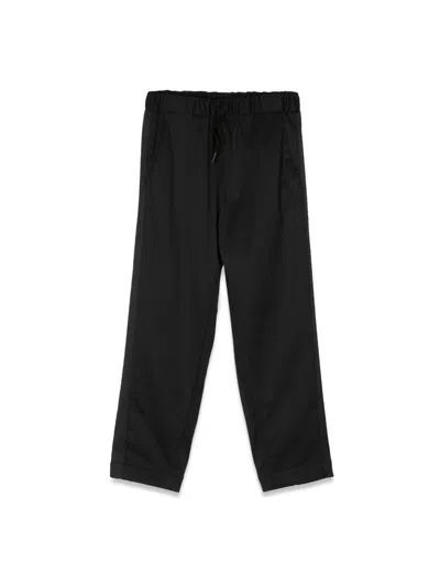 Mm6 Maison Margiela Unisex Mini Trousers For Kids In Black