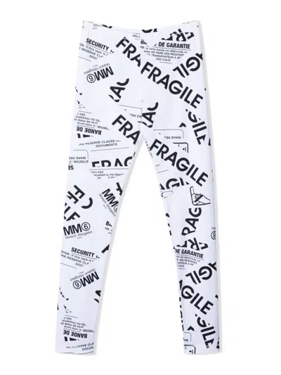 Mm6 Maison Margiela Unisex Trousers In White