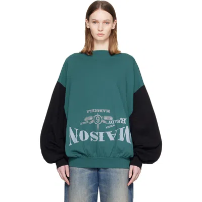Mm6 Maison Margiela ブルー＆ブラック Upside Down トップス In Brown