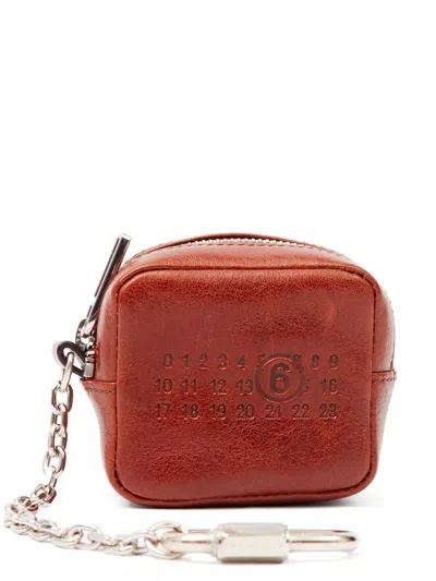 Mm6 Maison Margiela Utility Key Pouch In 红色