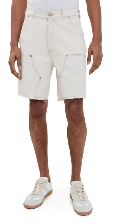MM6 MAISON MARGIELA UTILITY SHORTS 8 OFF WHITE