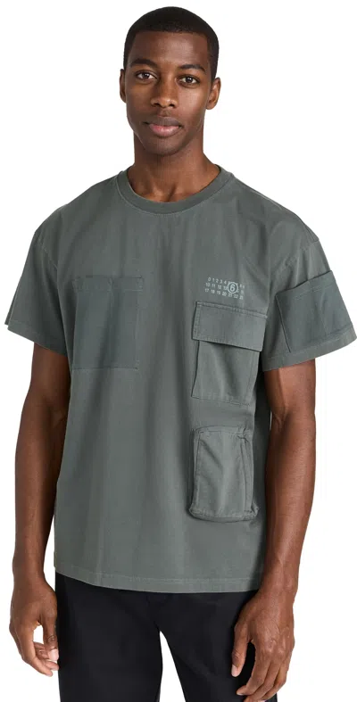 Mm6 Maison Margiela Utility T-shirt Grey