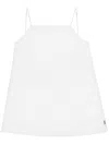 Mm6 Maison Margiela Sqaure-neck Cotton Tank Top In White