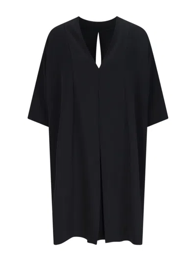 MM6 MAISON MARGIELA V-NECK MIDI DRESS