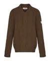 Mm6 Maison Margiela V-neck Ribbed Sweater In Animal Print
