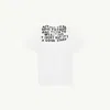 Mm6 Maison Margiela V-neck Sida Jersey In White