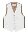 Mm6 Maison Margiela Polyester Sweater For Cozy Comfort In White
