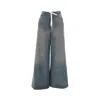 Mm6 Maison Margiela Blue Drawstring Waist Jeans In Blue