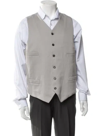 Pre-owned Mm6 Maison Margiela Vest In Gray