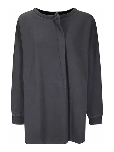 Mm6 Maison Margiela Mini Long -sleeved Cotton Dress