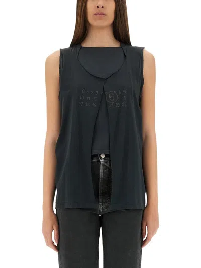 Mm6 Maison Margiela Vests With Logo