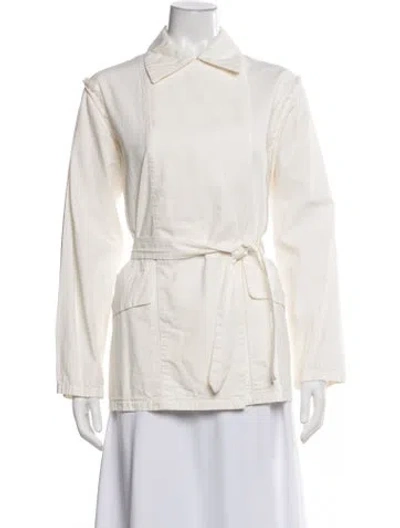 Pre-owned Mm6 Maison Margiela Vintage 2004 Jacket W/ Tags In White