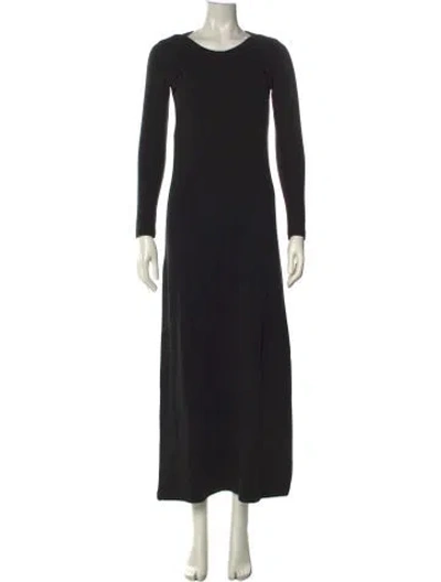 Pre-owned Mm6 Maison Margiela Vintage Long Dress In Black