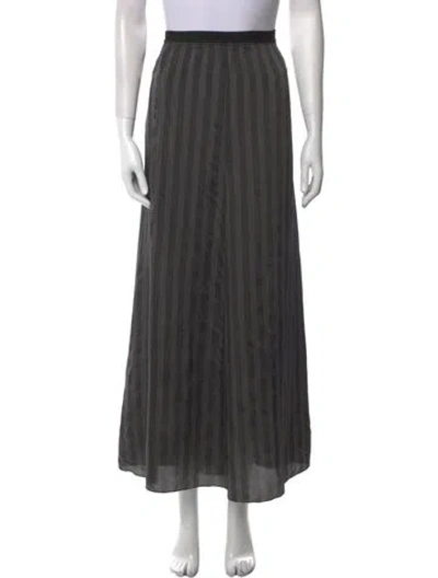 Pre-owned Mm6 Maison Margiela Vintage Long Skirt In Gray