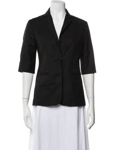 Pre-owned Mm6 Maison Margiela Virgin Wool Blazer In Black