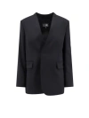 Mm6 Maison Margiela Blazer In Black