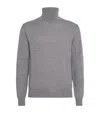 Mm6 Maison Margiela Virgin Wool-blend Rollneck Sweater In Gray
