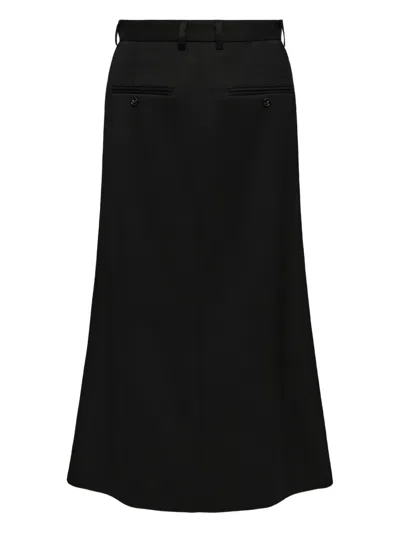 Mm6 Maison Margiela Virgin Wool-blend Skirt