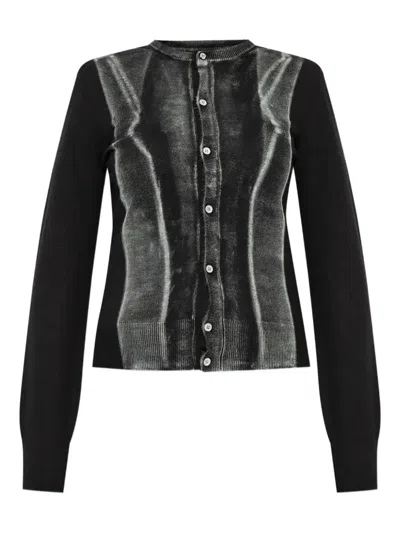 MM6 MAISON MARGIELA VIRGIN WOOL CARDIGAN