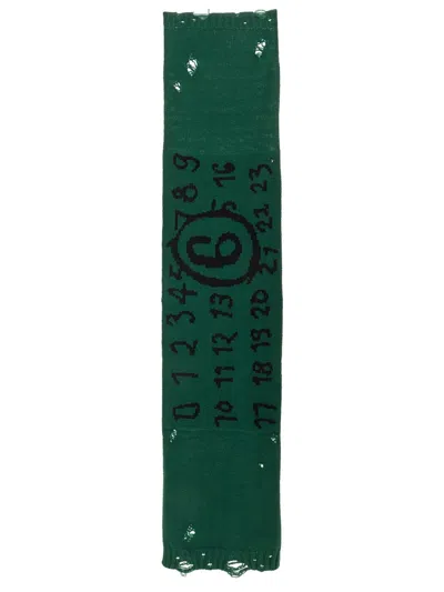 Mm6 Maison Margiela Virgin Wool Scarf