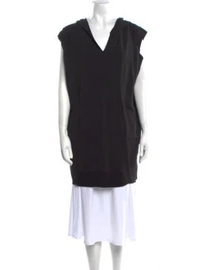 Pre-owned Mm6 Maison Margiela V-neck Short Sleeve Tunic In Multi