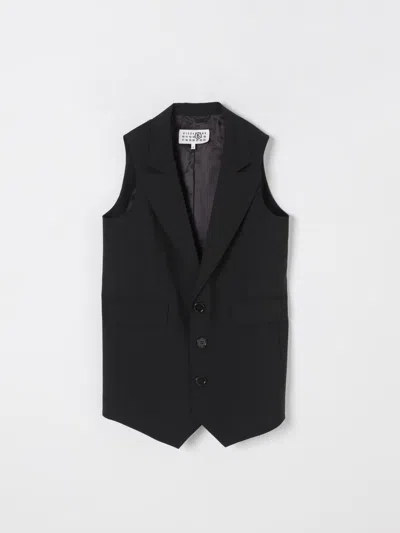 Mm6 Maison Margiela Waistcoat  Kids Color Black