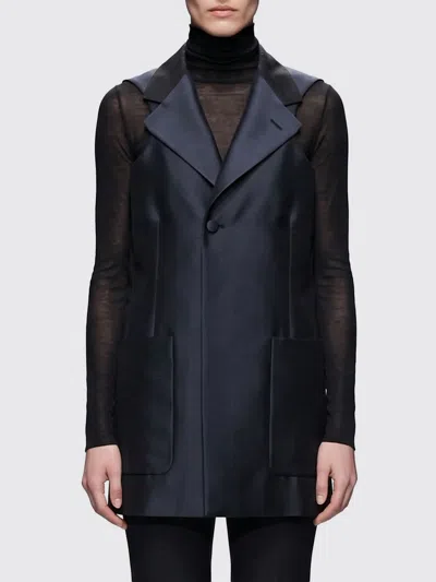 Mm6 Maison Margiela Sleeveless Vest In Blue