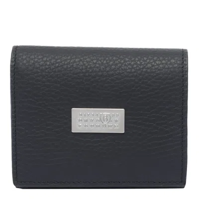 Mm6 Maison Margiela Numeric Trifold Wallet In Black
