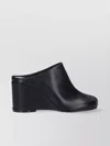 Mm6 Maison Margiela Womens Mm6 Anatomic Slipper Leather Wedge Heel