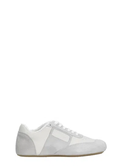 Mm6 Maison Margiela White Anatomic Shearling Leather Sneakers