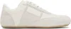Mm6 Maison Margiela White Leather And Suede Sneaker In White