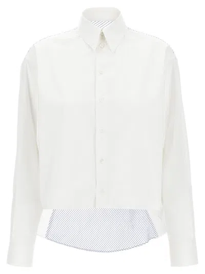 MM6 MAISON MARGIELA WHITE ASYMMETRIC SHIRT
