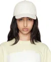 Mm6 Maison Margiela White Baseball Cap In 101 Off White