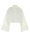 Mm6 Maison Margiela White Cotton Shirt In White