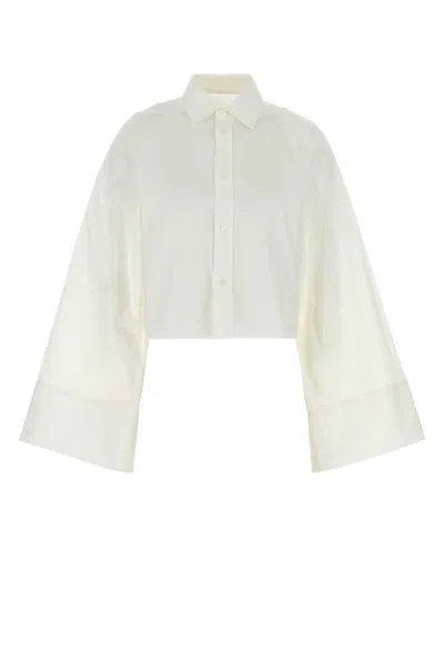 Mm6 Maison Margiela White Cotton Shirt