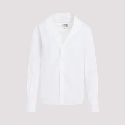 Mm6 Maison Margiela Mm6 By Maison Margiela White Cotton Shirt