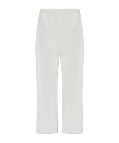 Mm6 Maison Margiela White Cotton Sweatpants