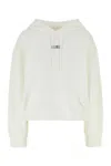 Mm6 Maison Margiela White Cotton Sweatshirt In White