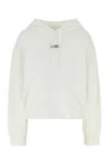 Mm6 Maison Margiela White Cotton Sweatshirt In White