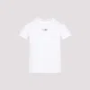 Mm6 Maison Margiela White Cotton T-shirt In White